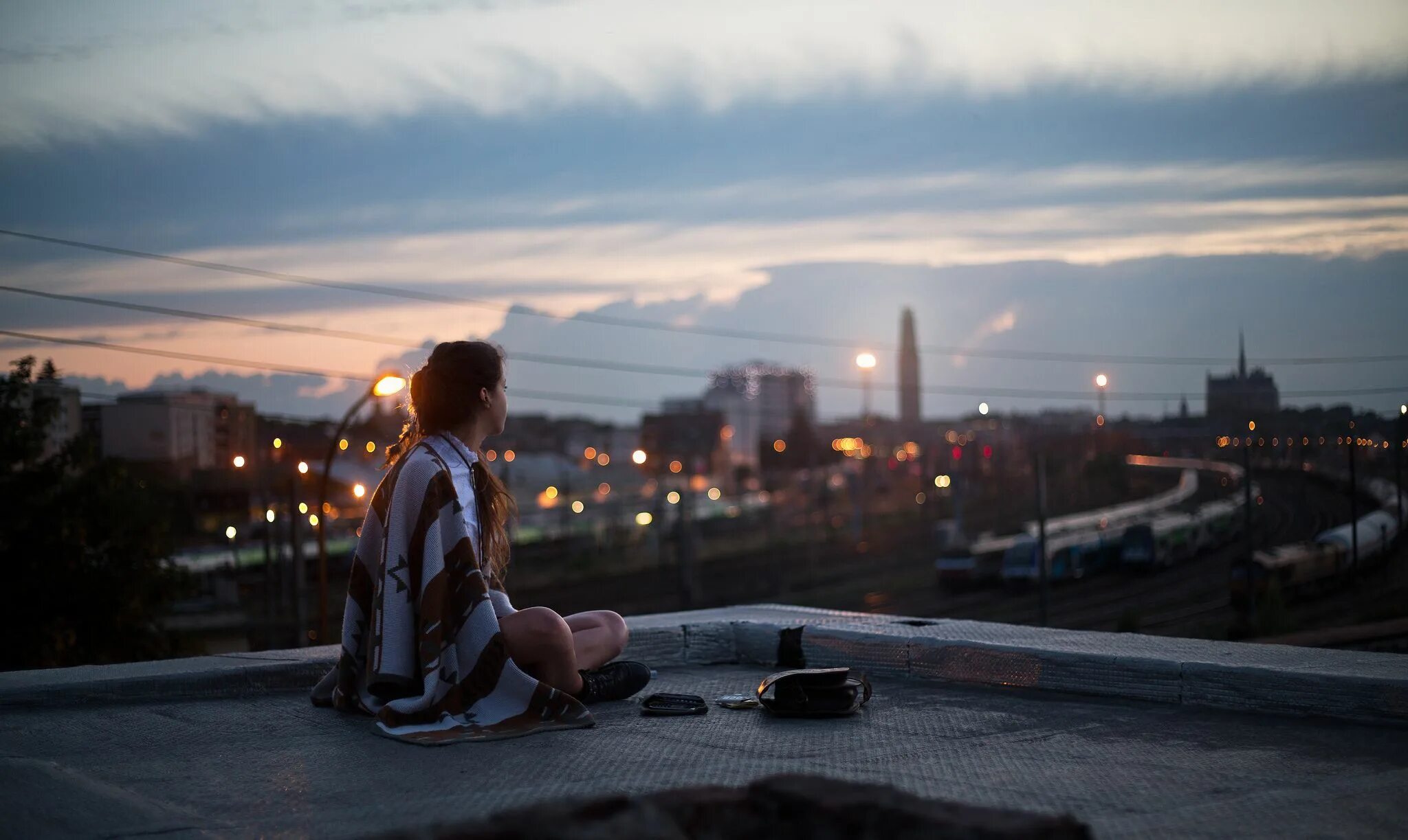 On the following evening