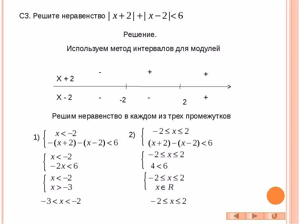 Решение неравенств с модулем методом интервалов. Решение модулей методом интервалов. Решение модульных уравнений методом интервалов. Уравнения с модулем метод интервалов.