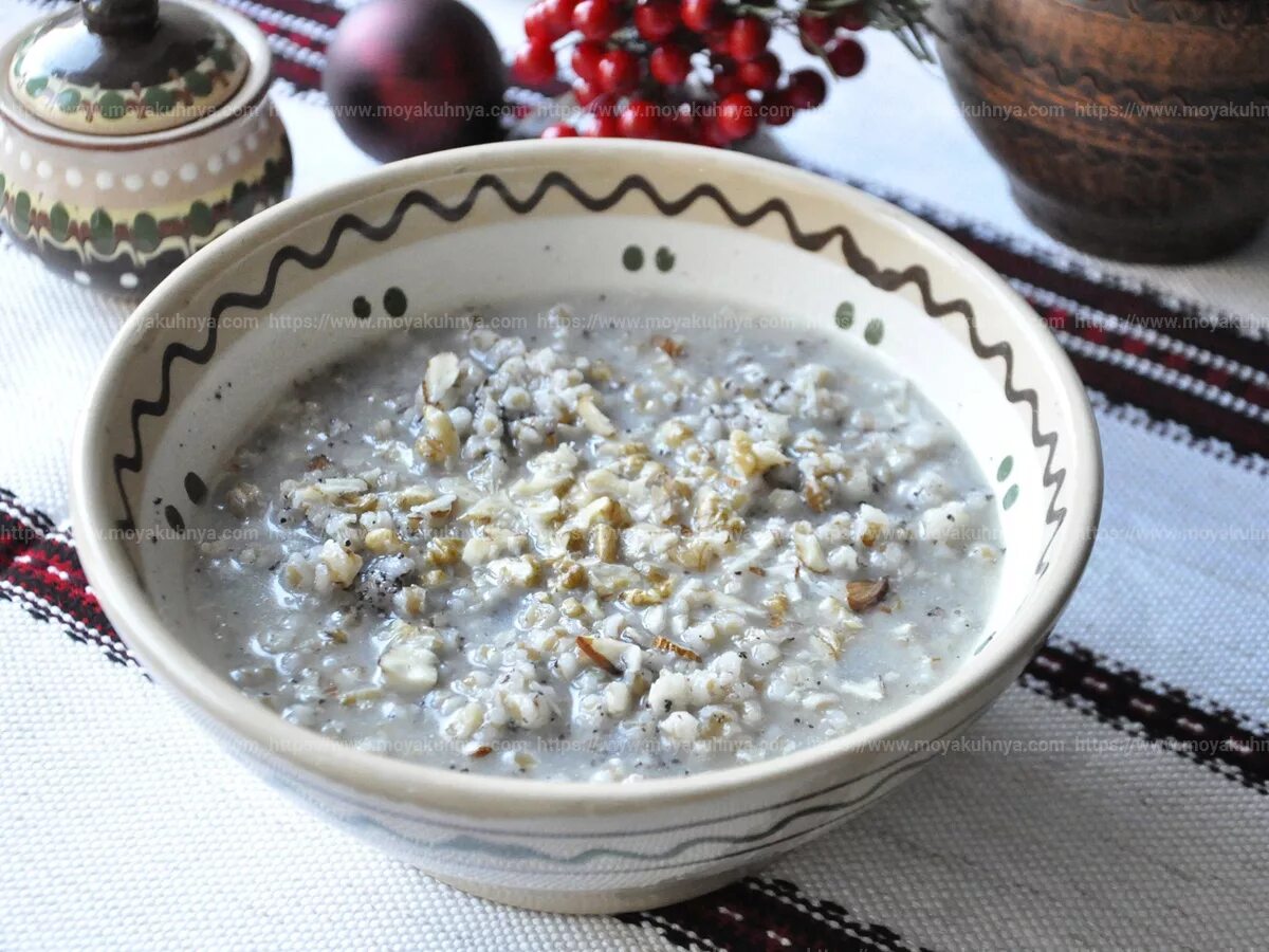 Кутья из пшеницы с маком. Кутья из пшеницы с маком