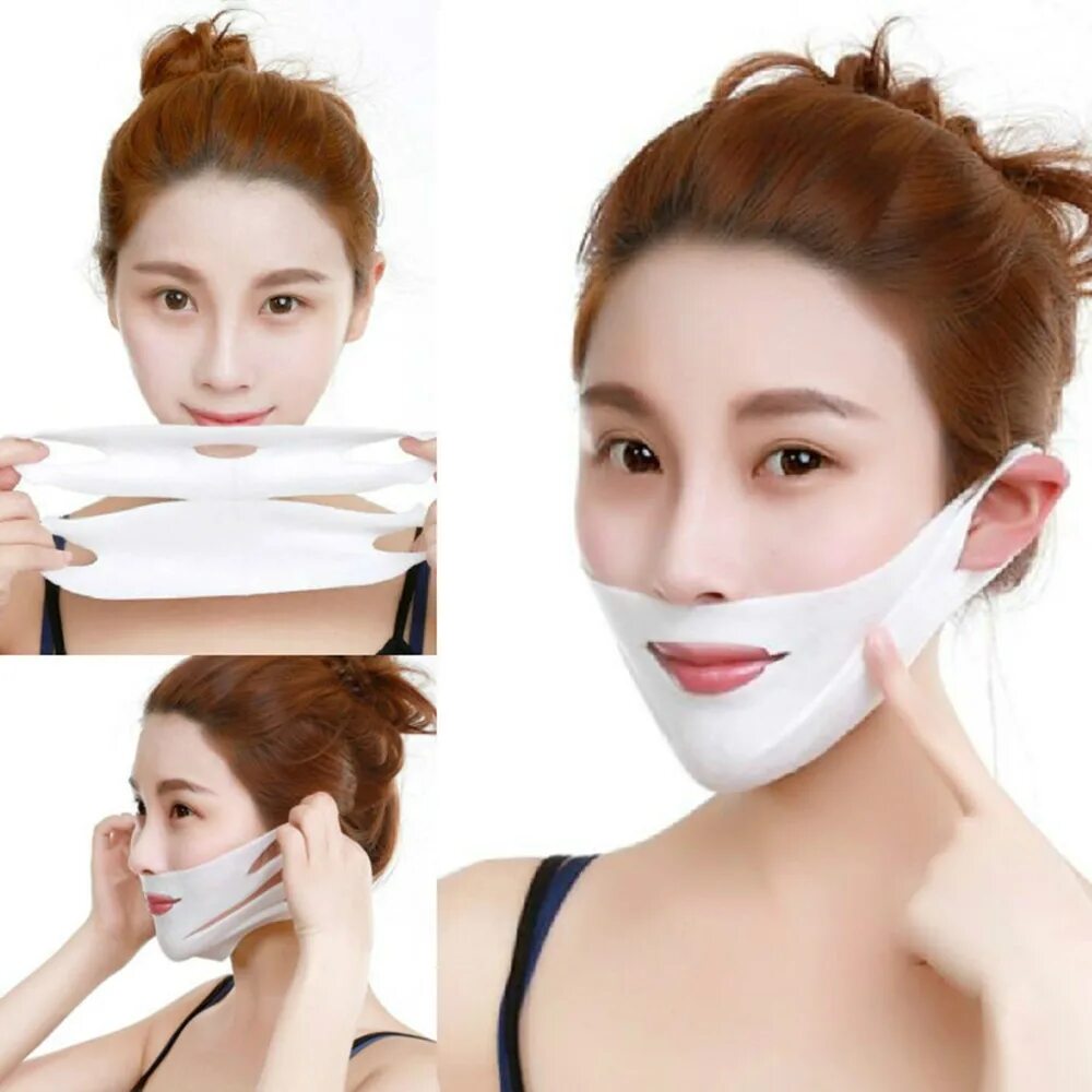 Как использовать лифтинг для лица. Firm v lifting beautiful skin лифтинговая маска. маска facial mask face care. маска v shape. маска на подбородке.
