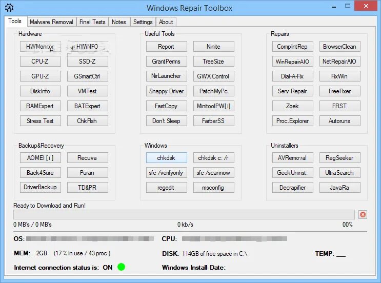 Что означает toolbox. Windows repair. toolbox программа. окне toolbox. canon toolbox.