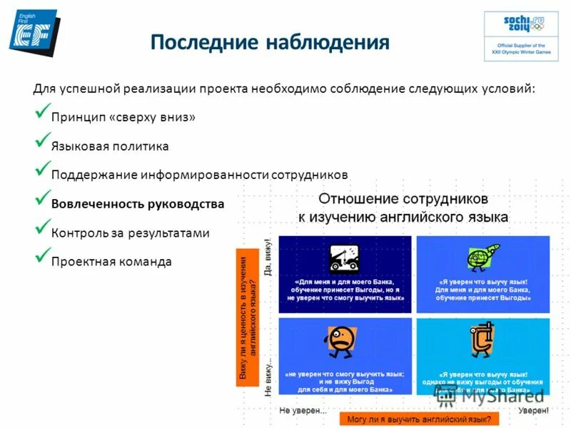 Для успешной реализации проекта необходимо. Для успешной реализации проекта необходимо