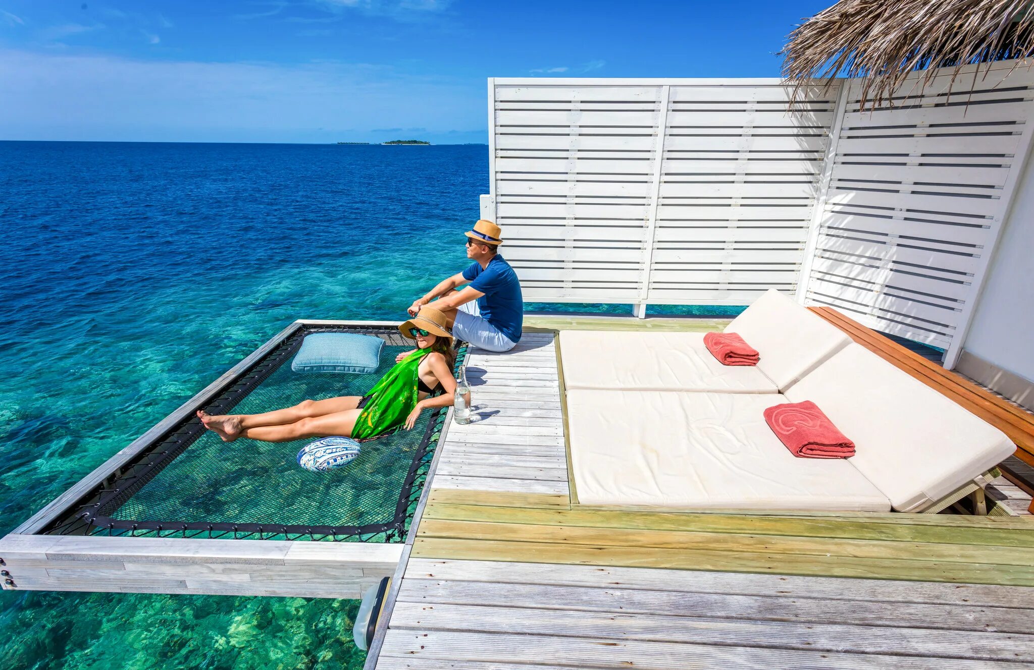 Centara Grand Island Resort & Spa 5*. Centara Grand Island Resort & Spa 5* Duplex Beach Villa. Grand Island Resort & Spa Maldives 5*. Water Villa Мальдивы. Путевки на 3 дня на двоих
