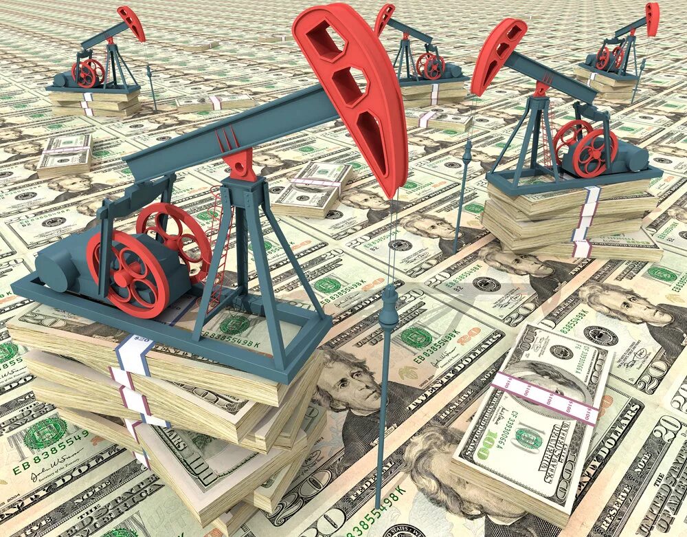 Сырьевая экономика россии. Нефть и деньги. Нефть экономика. Нефтедоллары. Нефтяная вышка доллар.
