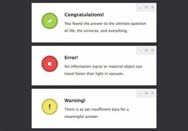 Warn interfaces