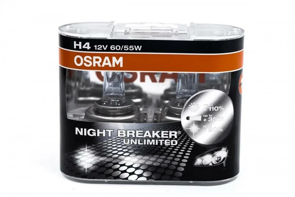 Лампы osram 110. Лампа н4 (6055)+110% 12v osram night racer 110 (блистер). лампы н4 осрам. osram +110 h4 артикул. лампочки осрам найт брекер плюс h4.