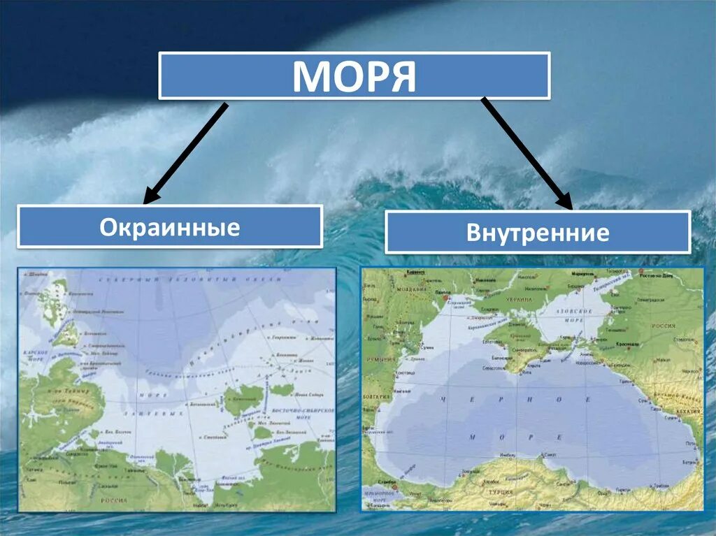 Внутренние моря и окраинные моря. Внутренние и окраины моя. Внутренние и окраинные моря России. Внутренние моря на карте.
