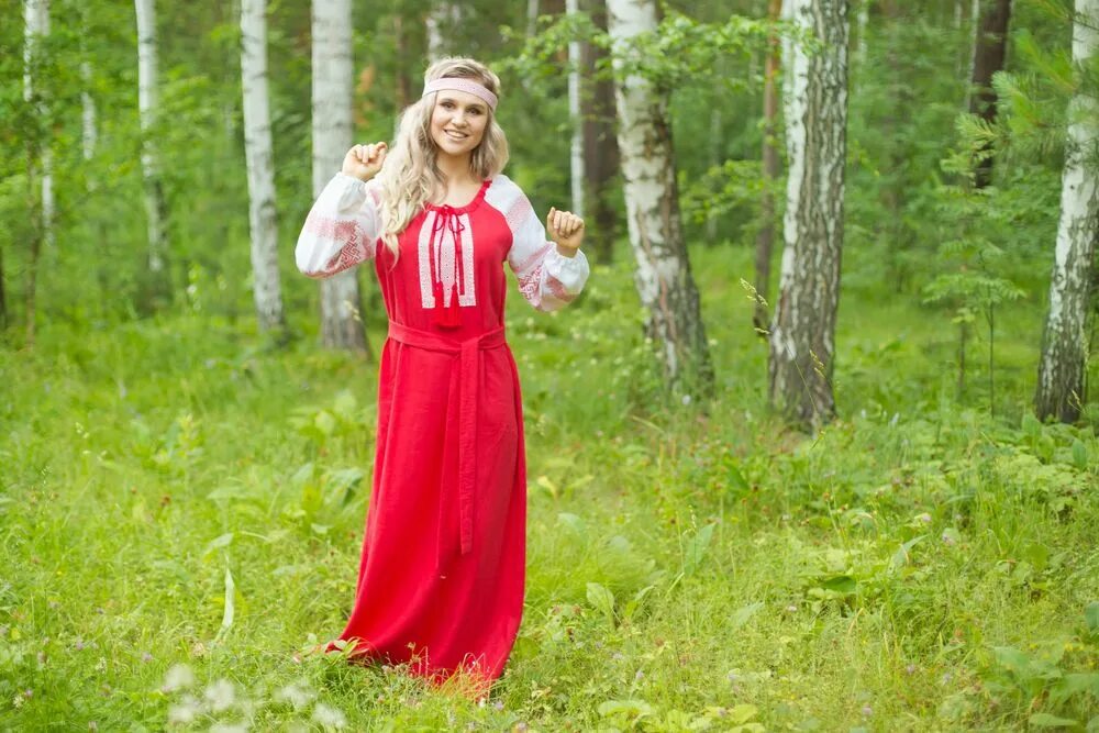 Славянские платья
