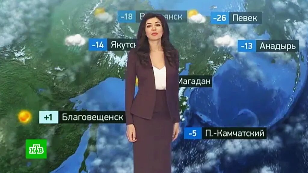 Ведущая прогноза погоды на НТВ Евгения Неронская фото - Ничего себе... Вот это д