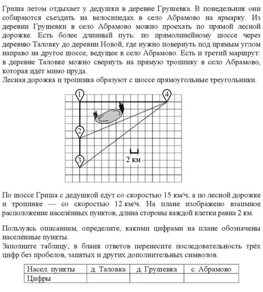 Сколько минут затратит из деревни дивная. Пользуясь описанием определите какими цифрами. Гриша летом отдыхает у дедушки в деревне Грушевка в понедельник. Гриша летом отдыхает у дедушки в деревне Грушевка. Задания с деревнями ОГЭ.