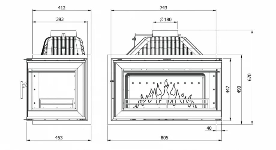Каминная топка spartherm varia ch 4s кт диаметр дымохода 250(мм). Топка kratki eryk 700 чертеж. Топка каминная угловая габариты. Kratki eryk 700 габариты. Каминная топка mba/l/bs.