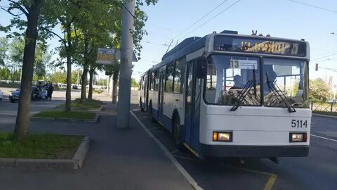 Спб троллейбус 13 маршрут остановки