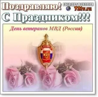 Поздравление ветеранов с днем службы