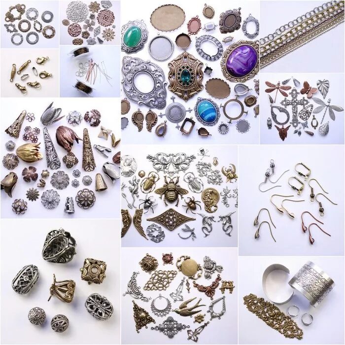 Фурнитура для украшений. Металлическая галантерея. Украшение для заголовка. Украшения металлические. Фурнитура для рукоделия.