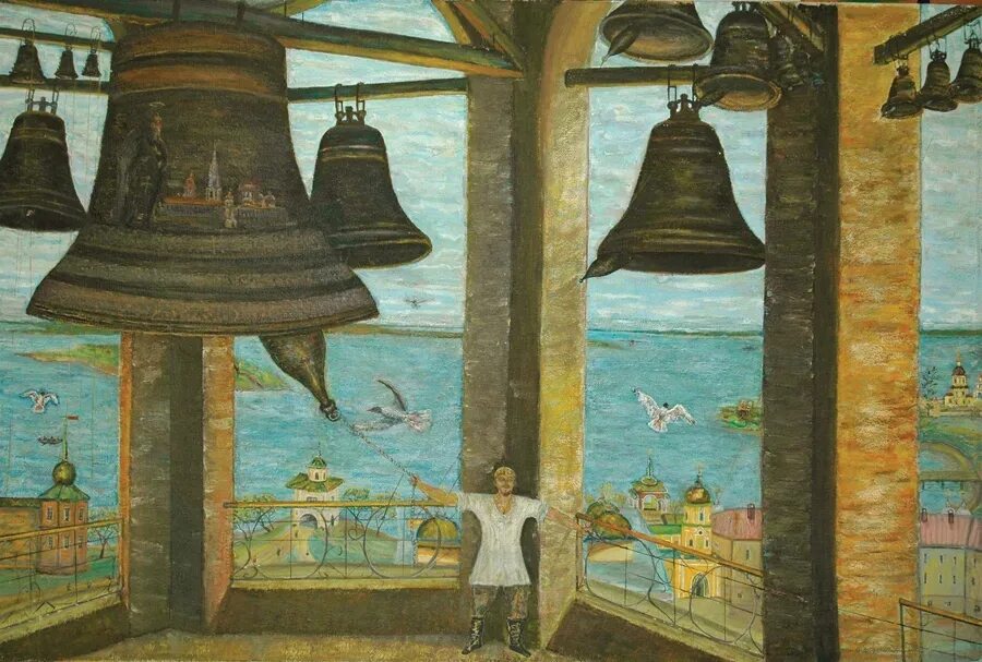 Старинные звоны. Колокольный звон Ивана Великого картина. Картина колокола Якунчикова.