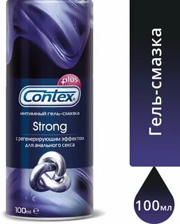 Гель-смазка Contex Strong с алоэ вера, подходит для анального секса