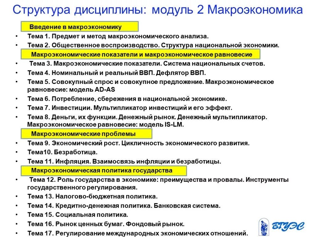 Темы макроэкономики. Структура дисциплины экономика. Предмет структура и функции экономической теории. Структура дисциплины. Структура дисциплины экономика.