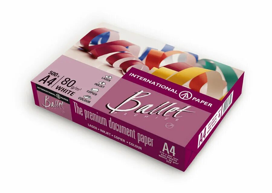 Бумага для офисной техники ballet classic а4. , марка а, ballet premier, colorlok, россия, 160% (cie). Ballet а4. Бумага ballet classic (а4, марка в, 80 г/кв. Бумага офисная a4 ballet 500л.