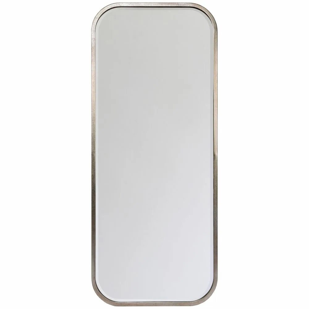 Зеркало настенное серебряное "Элуиз". Зеркало Metal-2 в тонкой металлической раме IMR-977658. 15155_2001 Зеркало настенное.