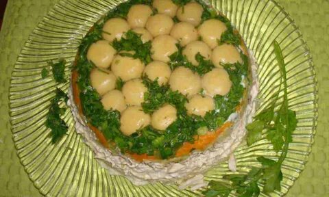 Грибная поляна с морковкой