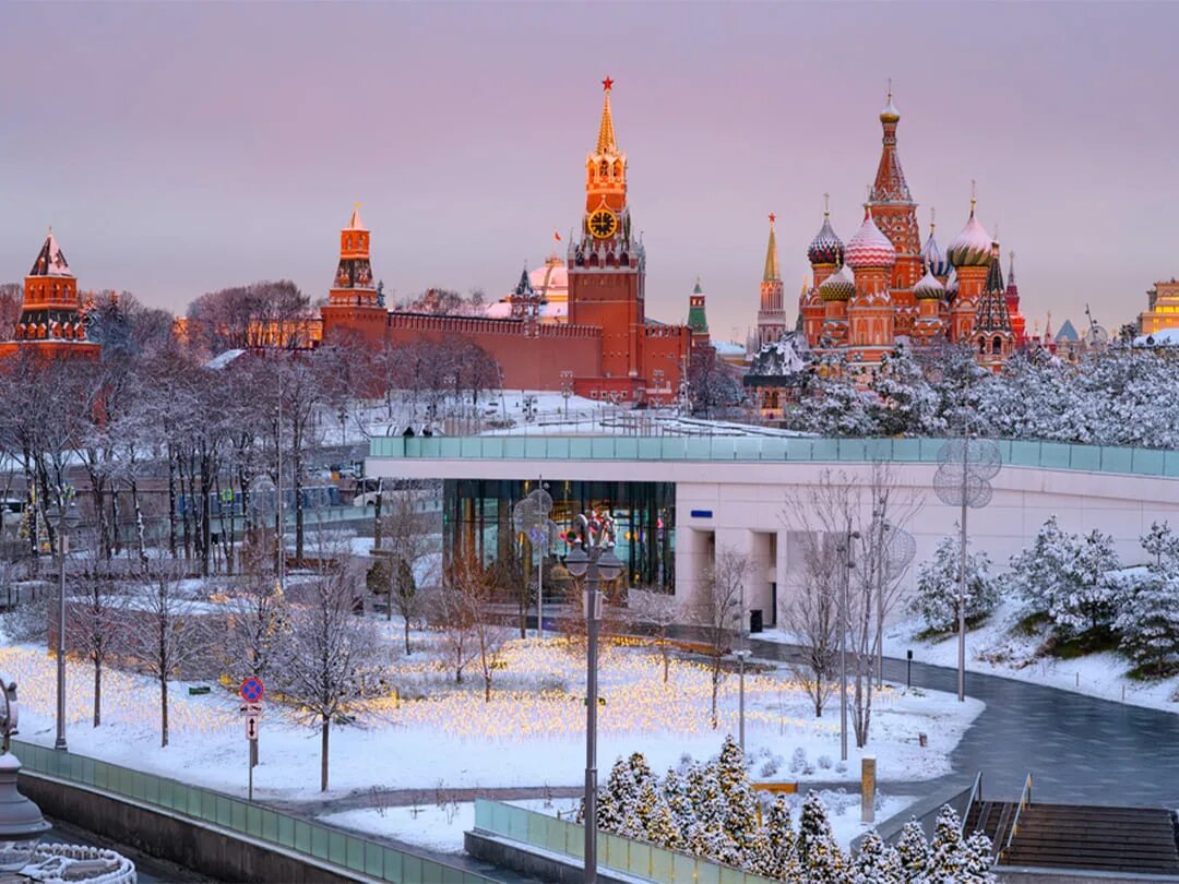 Москва интересное зимой