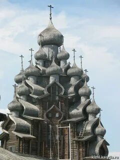 Купола преображенской церкви кижи