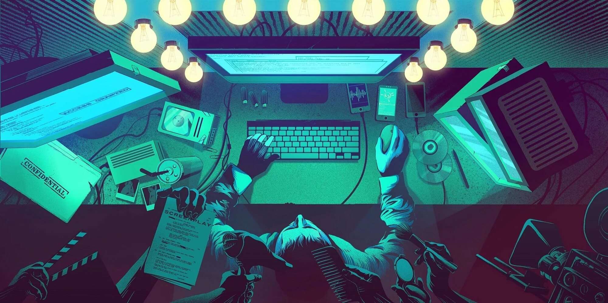 Hacker background
