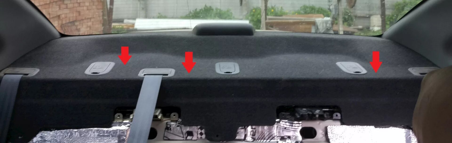 ШВИ. Часть 3 - задняя полка. - Hyundai Elantra (4G), 1,6 л, 2008 года автозвук D