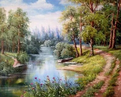 Картины по номерам на холсте природа