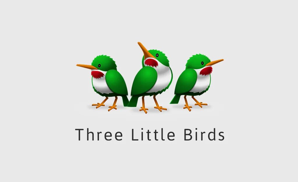 Three little. Three birds. 3 little birds. три маленькие птички англ. little bird logo.