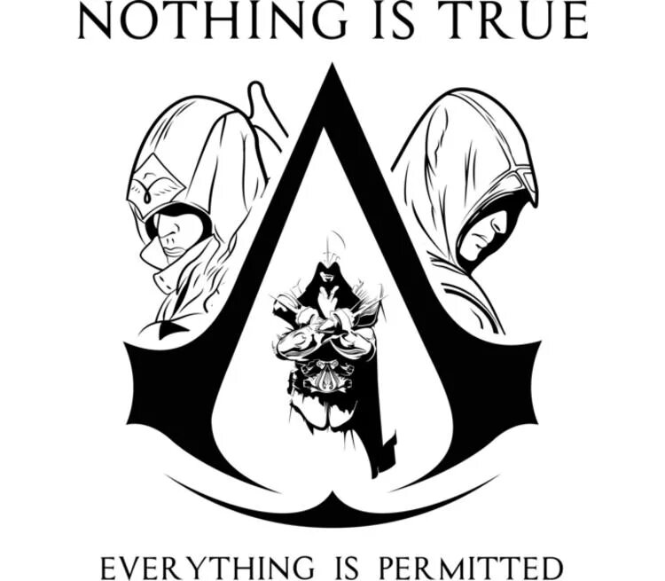 Someone is true. Nothing is true everything is permitted. Тату ассасин на белом фоне. Assassin's Creed Mug. Nothing is true everything is permitted тату.