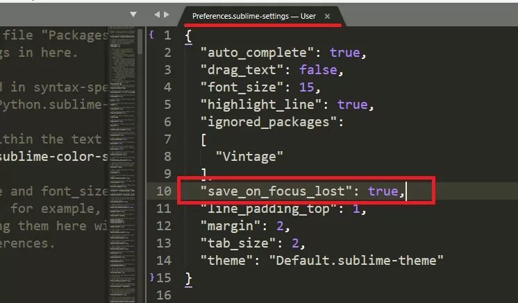 Sublime 3 package. Автосохранение в sublime text 3. дельта в sublime. sublime text палитра. как сохранять в sublime text.