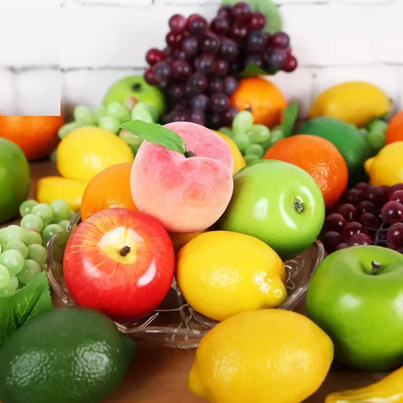 Яблоко фрукт или овощ. Муляжи овощей и фруктов. Искусственные фрукты. Пластмассовые фрукты. Декоративные фрукты.