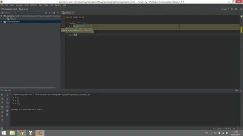 Настройка pycharm для python