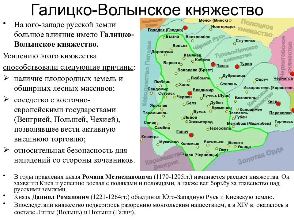 Галицеое волвнское княжество географическое положение таблица 6. Галицко Волынская земля в 12 веке. Карта Галицко-Волынского княжества в 12-13 веках. Галицко Волынское княжество кратко таблица. Местоположение галицкого княжества