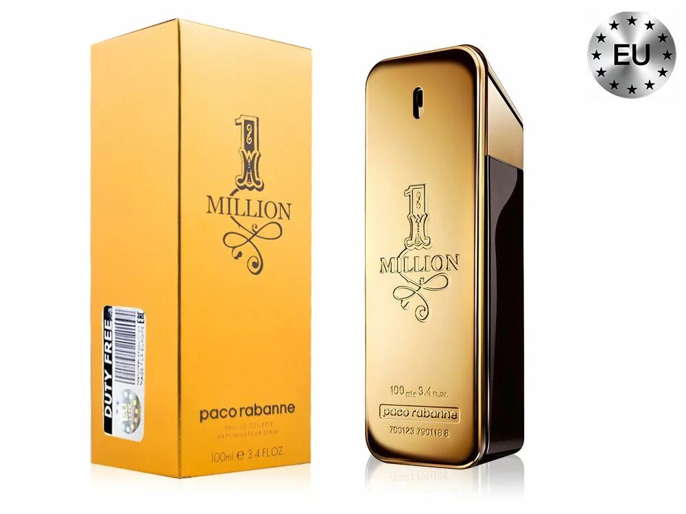 Paco Rabanne 1 million. Men. EDT. 100 Ml. Paco Rabanne 1 million 100ml. Paco Rabanne one million Parfum 100. Paco Rabanne million, 100 ml. Миллион туалетная вода мужская