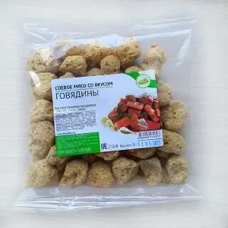 Соевое мясо в упаковке