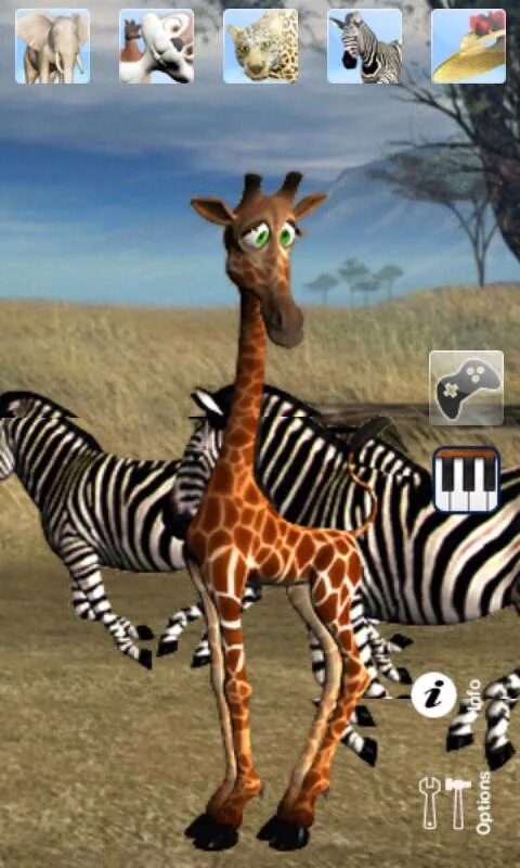 Играть говорящий животные. Жираф Джордж. Говоря Жираф Джордж. Говорящий Жираф игра. Игра для андроид с жирафом.