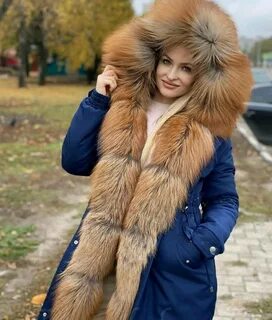 Парка с мехом фото