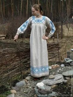 Русский костюм лен
