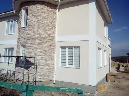 Камешковый фасад
