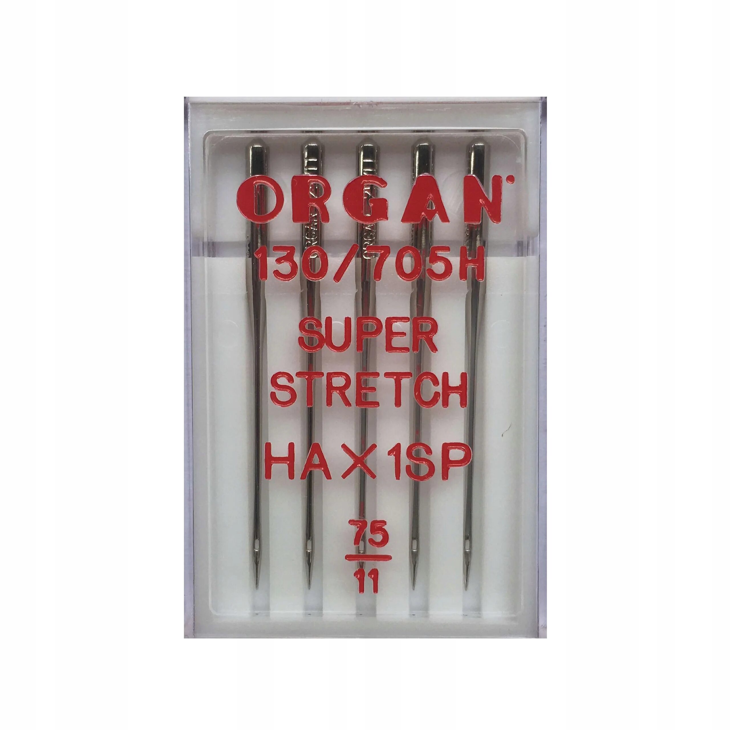 Иглы Organ джерси №100 (5шт.). Иглы Organ 80 супер стрейч. Organ 130 / 705h super stretch 75 11. Орган универсальные 130/705h.