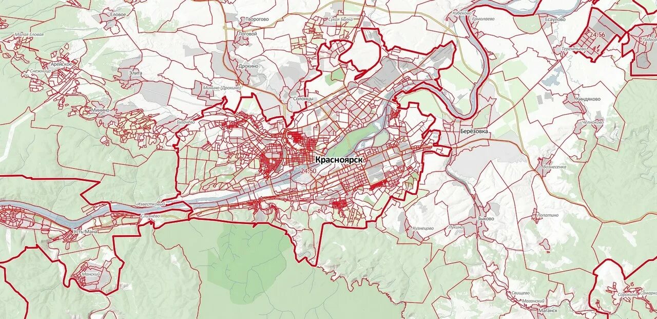 Кадастровая карта ханты