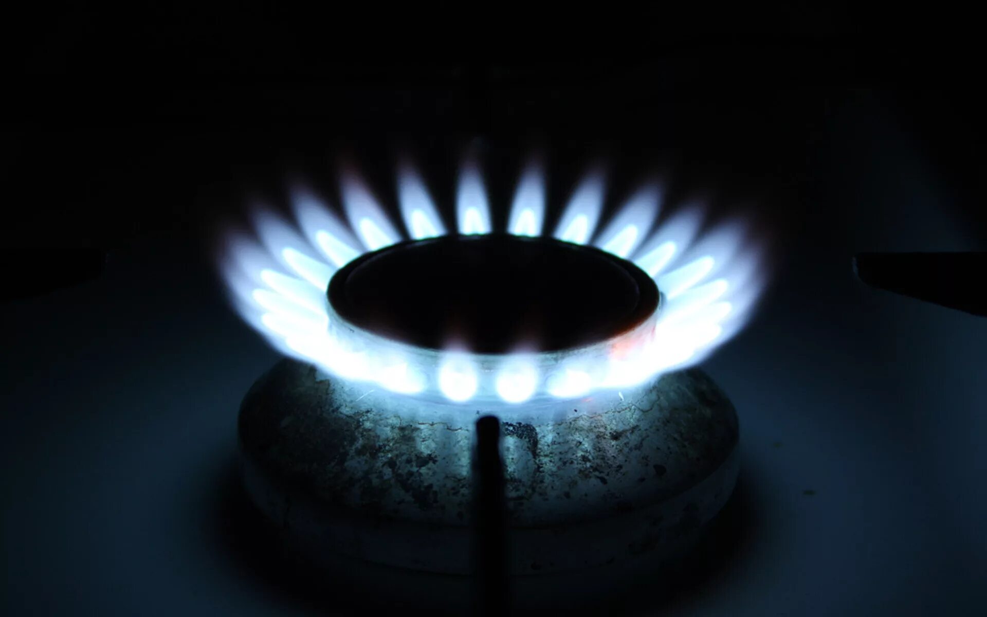Огонь газовой плиты
