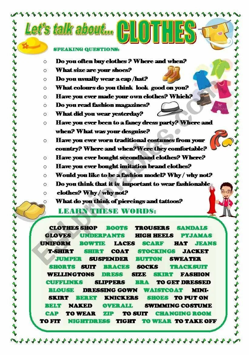 Where do you usually buy clothes. Speaking activities. activities по теме clothes. speaking worksheet about clothes. esl talking about clothes.
