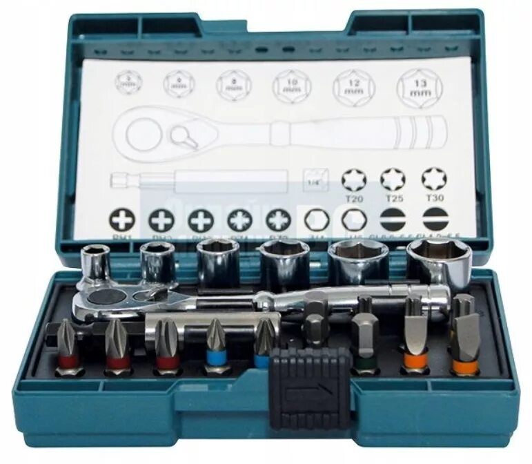 В одном наборе 4 1 2. B-54081 Makita. Набор головок 1/4 Makita. Набор трещеток Макита с ключом. Набор головок с трещоткой Макита.