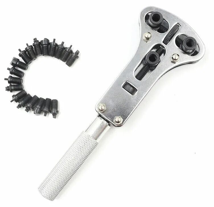 ключ для открывания крышки часов. приспособление для откручивания крышки часов. инструмент для открывания крышки часов. батарейка для наручных часов. инструмент для вскрытия корпуса часов ks-870014.