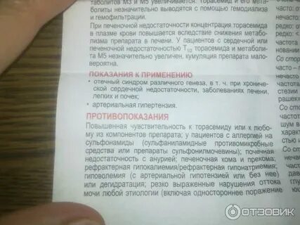 Как принимать торасемид до еды или