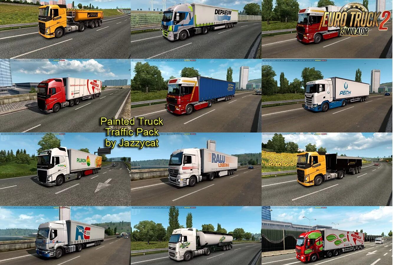 Етс 2 трафик пак. Euro Truck Simulator 2 Траффик. Трафик для етс 2 1 36. Трафик грузовиков Euro Truck Simulator 2.