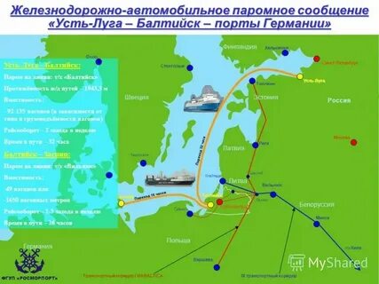 Маршруты балтийска